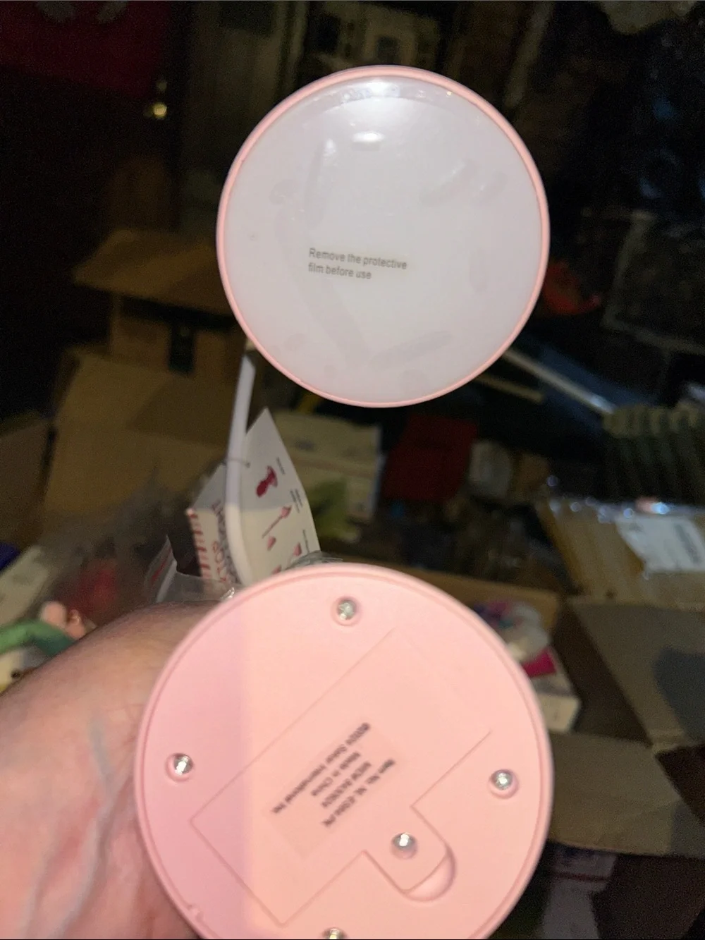 Desktop and Neck Light - Pink